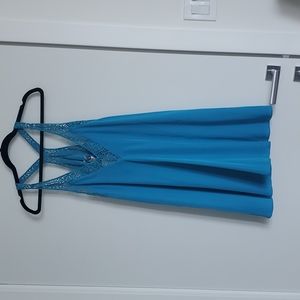 NWT Lovers & Friends Blue Silky Dress